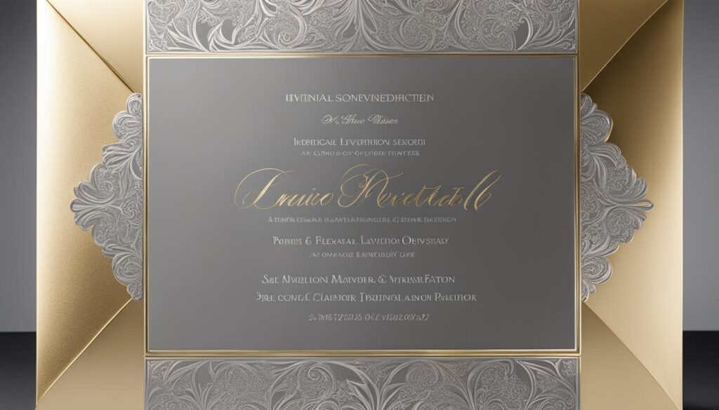 Luxury Invitation Materials